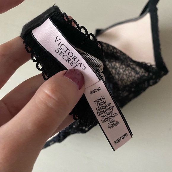 Like new Victoria’s Secret dream angels push up black and nude lace bra - Picture 3 of 7